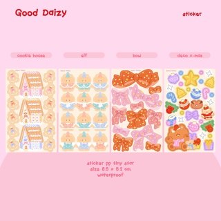 [พร้อมส่ง]🌈🌟sticker deco christmas สติกเกอร์ แบรนด์ Good Daizy