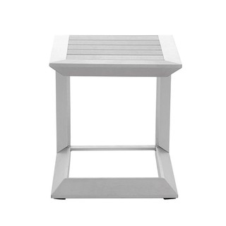 Chair table PLASWOOD TABLE TEA SPRING GREY Outdoor furniture Garden decoration accessories โต๊ะ เก้าอี้ โต๊ะข้างไม้พลาสว