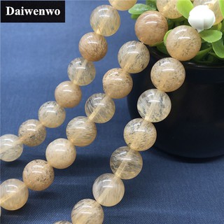 Smoky Glass Cherry Quartz Beads 4-12 มิลลิเมตรรอบหลวมหินธรรมชาติ Diy