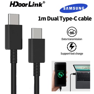 Hdoorlink Samsung Type C เป็น Type C สายเคเบิล 3A สายชาร์จเร็ว USB สายชาร์จด่วน สําหรับ Samsung Galaxy