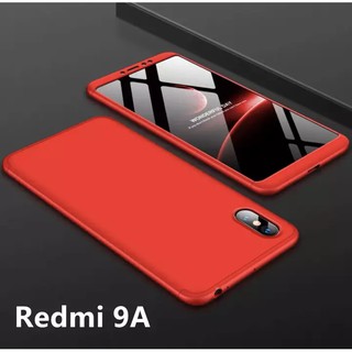 [ส่งจากไทย] Case Xiaomi Redmi 9A เคสเสี่ยวมี่ เรดมี 9A เคสประกบหน้าหลัง แถมฟิล์มกระจก1ชิ้น เคสแข็ง เคสประกบ 360 องศา