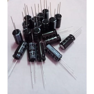 คาปาซิเตอร์ 2200uF 6.3V 105°C - CAPACITOR ขายแพค 20ตัว 100บ.