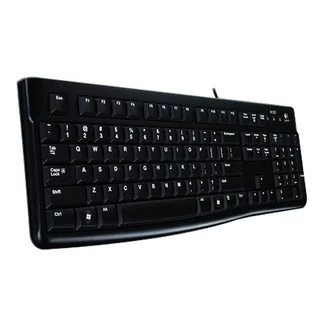 KEYBOARD (คีย์บอร์ด) LOGITECH K120 USB (BLACK)