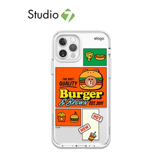 Elago Casing for iPhone 12 Pro Max (6.7) x Line Friends Buger Time เคสไอโฟน  by Studio7