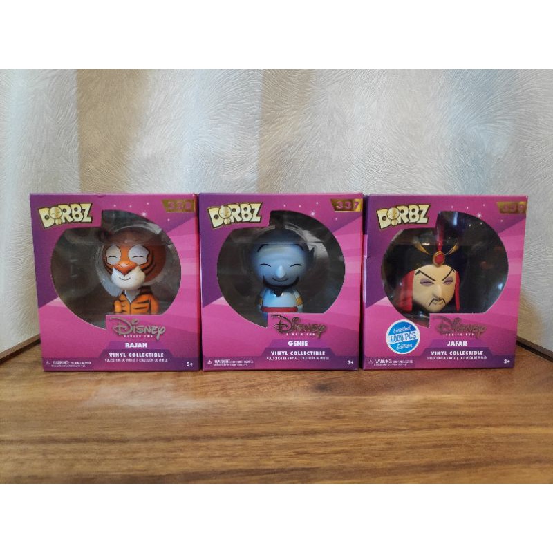 funko dorbz rajah/genie/jafar