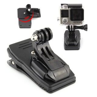 คลิปหนีบกล้อง gopro 360 องศา สําหรับกระเป๋าเป้สะพายหลัง