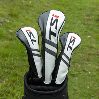 Tsi ผ้าคลุมหัวไม้กอล์ฟ หนัง PU กันน้ํา ทนต่อการเสียดสี สําหรับ Driver Fairway 135H Clubs