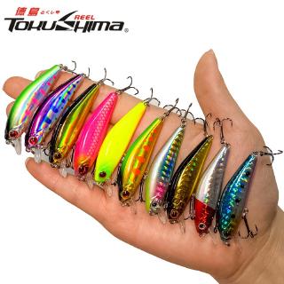 เหยื่อตกปลาช่อน ตกปลา เหยื่อตกปลานิล เหยือตกปลา Top Water Lure ตะขอ Minnow Lure เหยื่อปลา เหยื่อปลอม เหยื่อตกปลา อุปกรณ์ตกปลา รอกตีเหยื่อปลอม เหยื่อปลอมตกปลา Plastic Bait 1Pcs 55mm/6.5g