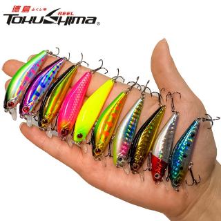 เหยื่อตกปลาช่อน ตกปลา เหยื่อตกปลานิล เหยือตกปลา Top Water Lure ตะขอ Minnow Lure เหยื่อปลา เหยื่อปลอม เหยื่อตกปลา อุปกรณ์ตกปลา รอกตีเหยื่อปลอม เหยื่อปลอมตกปลา Plastic Bait 1Pcs 55mm/6.5g