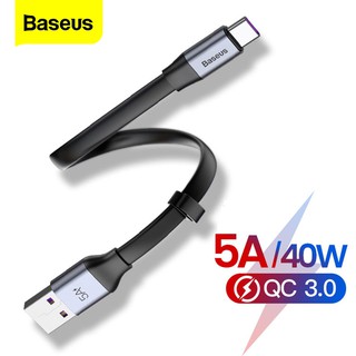 Baseus สายชาร์จ Usb C 5 A Usb Type C สำหรับ Hauwei P 30 P 20 Mate 20 P 10 Pro Lite