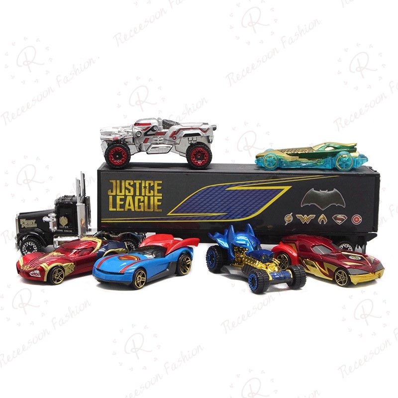 (Starting)Marvel Avengers Racing Set Alloy Vehicle Model Kids Superhero