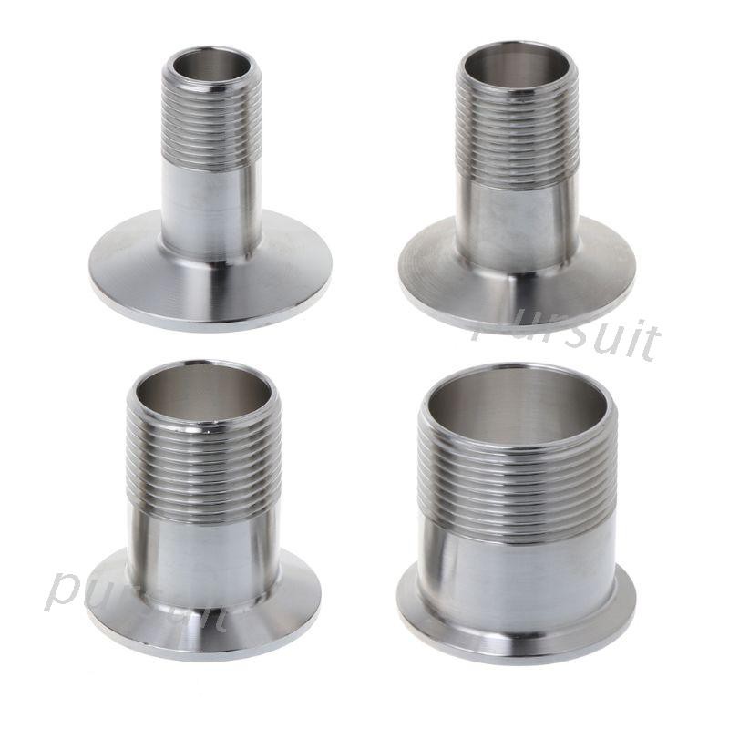 Stainless Steel Sanitary Male Threaded Ferrule Pipe Fitting Tri clamp Adapter