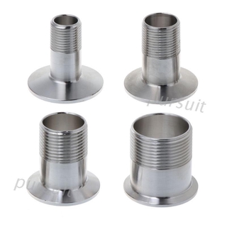 Stainless Steel Sanitary Male Threaded Ferrule Pipe Fitting Tri clamp Adapter