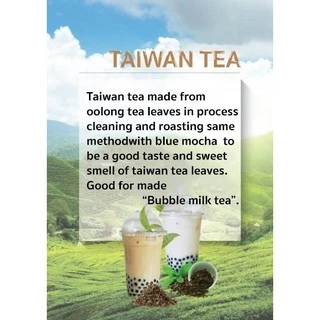ชาไต้หวัน ขนาดบรรจุ 500 กรัม ชานม ไข่มุก ชา กาเเฟ Taiwan Tea by Bluemocha