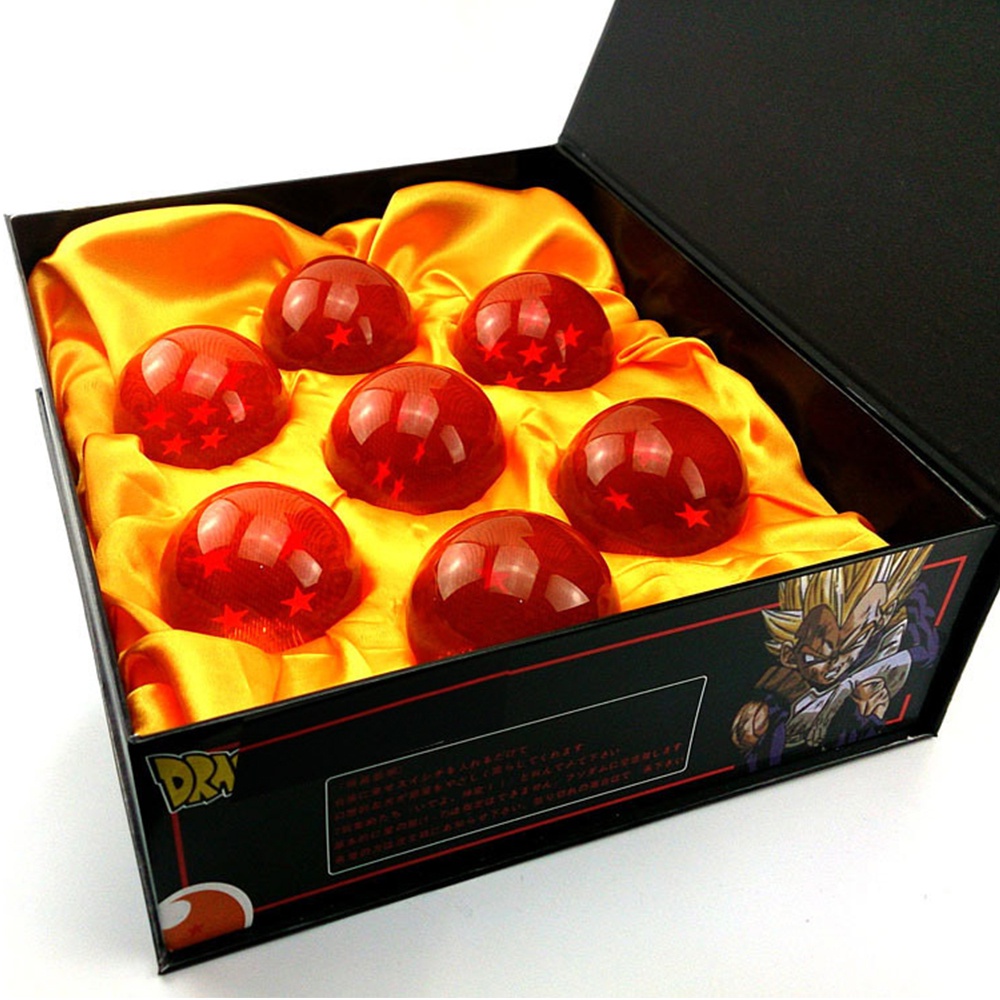 3.5/4.3 ซม.Dragon Ball Z 3D คริสตัลบอล 1-7ดาว 7 ชิ้น/ชุด Dragon Balls คอลเลกชันของขวัญ