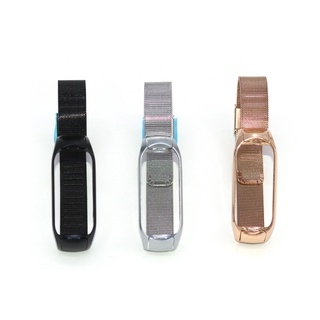 Forwelleny สายนาฬิกาข้อมือสเตนเลส สําหรับ OEM Smart Band M5 M6