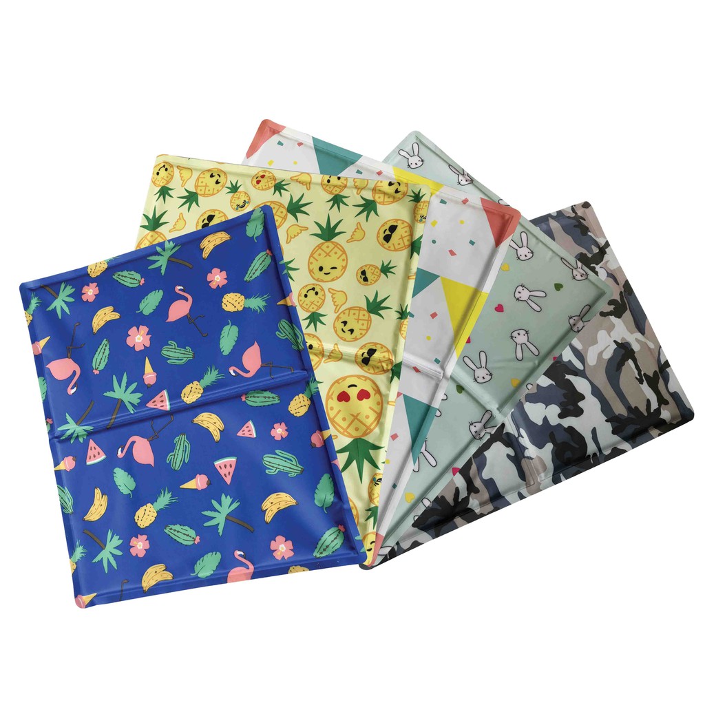 แผ่นที่นอนเจลเย็นลายน่ารัก M (PM-700-1) สินค้าพร้อม