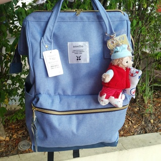 40 cm RARE Anello x Pageboy Backpack Limited Edition ลิมิเต็ดอิดิชั่น ผลิตจำนวนจำกัด สีหายาก ไม่ซ้ำใคร Blue