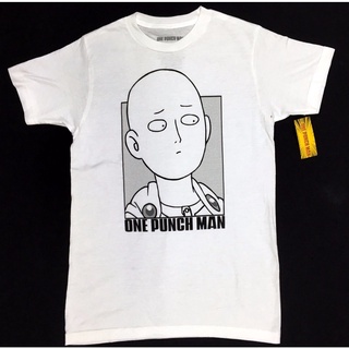 เสื้อยืดผ้าฝ้ายพรีเมี่ยม เสื้อยืดลําลอง แขนสั้น พิมพ์ลายอนิเมะ One Punch Man Saitama Outline Nwt S - 2Xl แฟชั่นฤดูร้อน ส