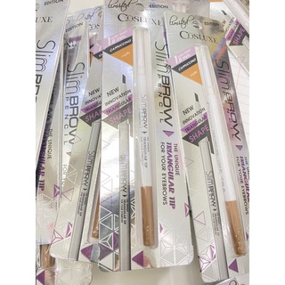 Cosluxe Slim Brow pencil triangular tip ดินสอเขียนคิ้วคอสลุคส์ สลิมโบรว์ เพนซิล ไทรแองกูลาร์ ทิป