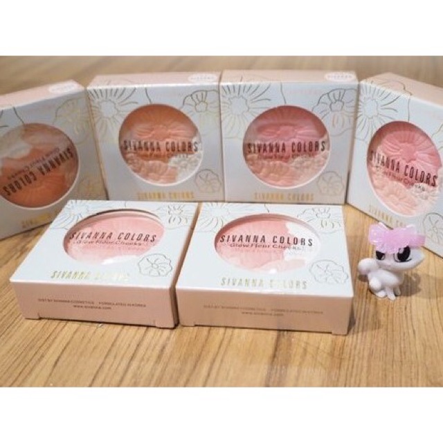 Sivanna บลัชออน Sivanna Glow Fleur Cheeks ผสม glitter..