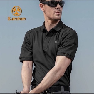 เสื้อTactical Polo S.archon งานเกรดเสื้อโปโล ยุทธวิธีแขนสั้นรณยุทธ แขนสั้น แห้งไว ระบายอากาศดี เสื้อยืดสีพื้น 5สี