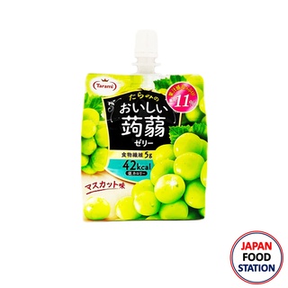 TARAMI OISHIKONNYAKU JELLY MUSCAT 150G (17288) เจลลี่องุ่นเขียวมัสแคท