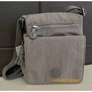 ส่งฟรี ems Kipling New Eldorado Crossbody Bag - Grey Gria สีเทากลางๆๆ