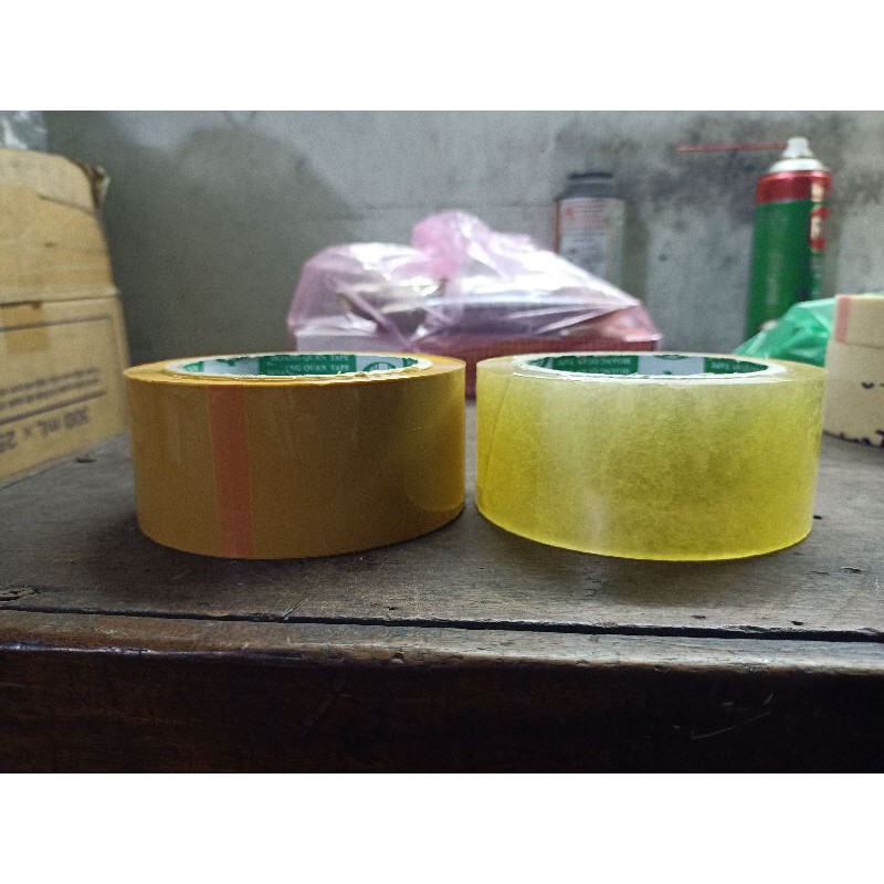1 - 6 ม้วน OF ADHESIVE TAPE BOX 5F - 100 YARDS