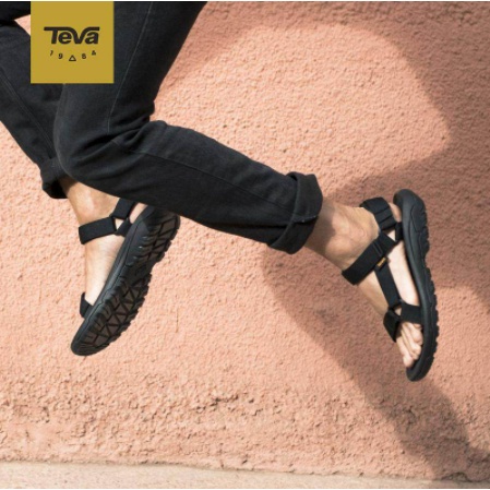 TEVA รองเท้าแตะรัดส้นผู้ชาย Teva รุ่น Hurricane XLT2 - Black ของแท้ พร้อมกล่อง (สินค้าพร้อมส่งจากไทย)