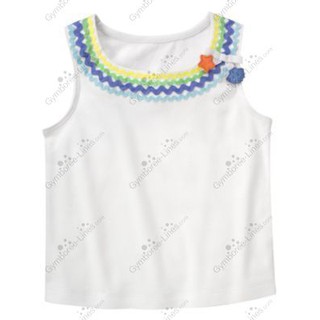 Gymboree Seashell Ric Rac Tank 5 ขวบ (สินค้านำเข้าจาก USA)