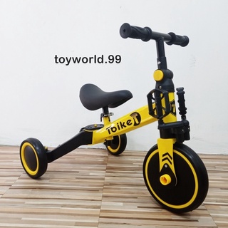 [พร้อมส่ง] จักรยานเด็ก Balance Bike จักรยาขาไถ 4 in 1 ปรับได้หลายรูปแบบ จักรยานทรงตัว จักรยานถีบล้อหน้า