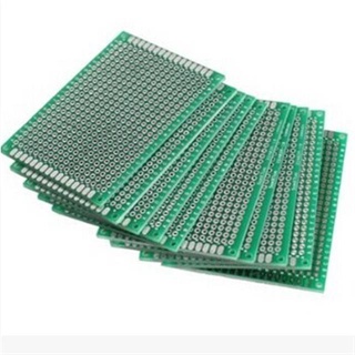 บอร์ดวงจรพิมพ์ PCB สองด้าน ขนาด 5x7 ซม. 5x7 ซม. diy จํานวน 5 ชิ้น