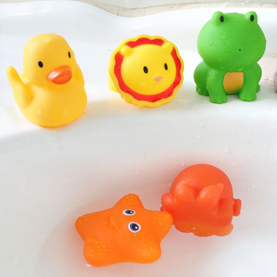 ของเล่นอาบน้ํา อ่างอาบน้ํา รูปสัตว์ เต่า ฉลาม สิงโต เป็ด ลอยน้ํา สเปรย์น้ํา ของเล่นเด็ก ของเล่นในห้องน้ํา - รูปที่ 3