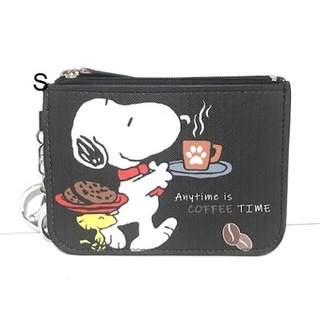 SNOOPY BIG1  กระเป๋าใส่บัตร และ ช่องใส่บัตร ใส่แบงค์ มีซิป ก้ามปู ห่วง เอนกประสงค์ ลาย SNOOPY BIG1  สวยงาม     PMYL SHOP