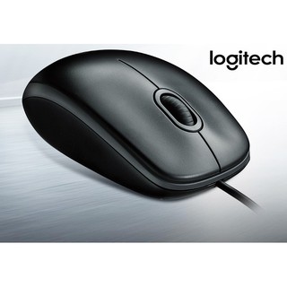 Logitech เมาส์ ยูเอสบี รุ่น M100r - สีดำ