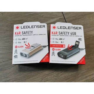 ไฟฉาย พวงกุญแจ Ledlenser K6R Safety และ K6R Safety 4GB ขนาดเล็ก สว่าง 400 Lm by Jeep Camping