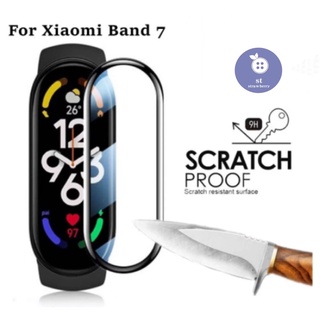 ฟิล์มกันรอยหน้าจอ 3D สําหรับ Xiaomi Miband 7 film ฟิล์มกันรอยหน้าจอ สําหรับ Miband 7