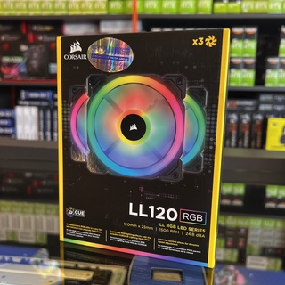 Corsair LL120 Black RGB Fan Case Pack 3