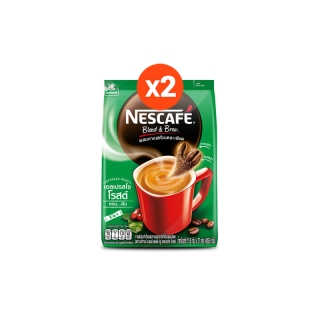 Nescafe เนสกาแฟเบลนด์&บรู แบบถุง 27 ซอง (แพ็ค 2 ถุง) เอสเปรสโซโรส