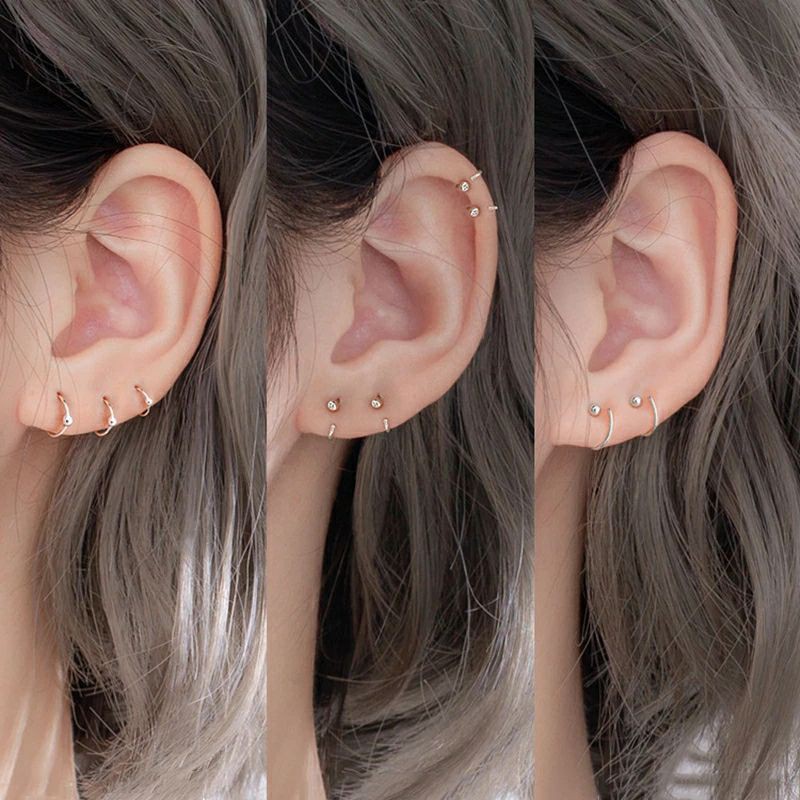 Modern Twist Earrings ต่างหูห่วง มินิมอล รูปทรง Twist