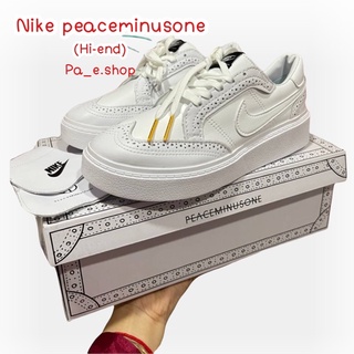 รองเท้า Nike peaceminusone รองเท้าผ้าใบสีขาว ผ้าใบผู้หญิง