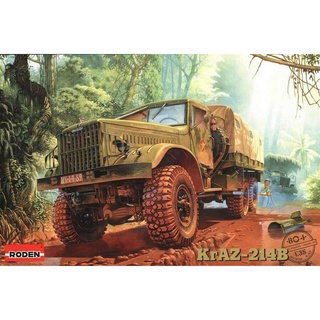 โมเดลประกอบ Roden 1/35 RO804 KrAZ-214B