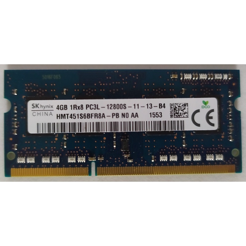 RAM 4GB Hynix PC3L-12800S HMT451S6BFR8A-PB 0F10DE72