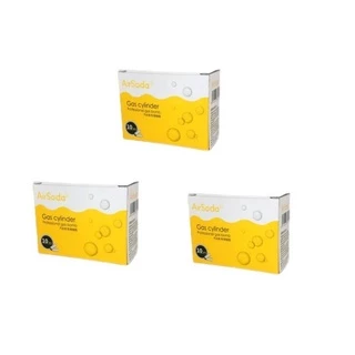 หลอดแก๊สโซดา CO2 10 หลอด แก๊สทำโซดา สำหรับเครื่องทำโซดา Soda Maker เครื่องทำน้ำโซดา Food Grade