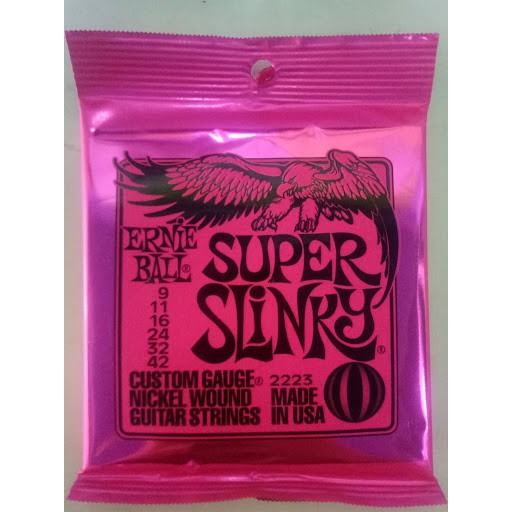 สายกีต้าร์ไฟฟ้าเบอร์9 สายแท้100% ยี่ห้อErnie Ball