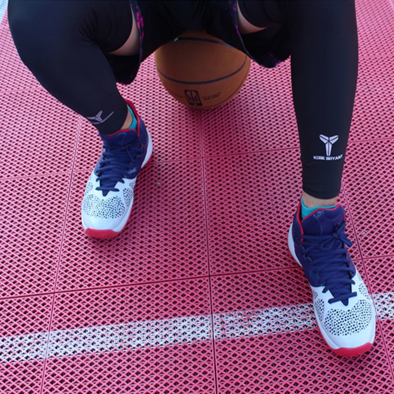 ☎ ๑NBA Kobe บาสเกตบอล Leggings ถุงน่องฝาครอบลูกวัว Breathable Tights