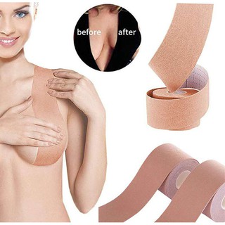 boob tape เทป แปะนม 5 ซม. ยาว 5 เมตร รุ่น Mbb03 เทปกาวปิดจุก เทปกาวแปะหน้าอก แบบยกกระชับหน้าอก มี3 สี พร้อมส่ง