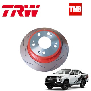 TRW XPS จานเบรค หน้า MITSUBISHI TRITON  จานเบรคเซาะร่อง จานเบรค ปี 2015-2018