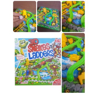 เกมบันไดงู สามมิติ 3D Snakes N Ladders เล่นได้พร้อมกัน 4 คน เหมาะสำหรับเล่นในครอบครัว และกับเพื่อนๆ NO.007-82